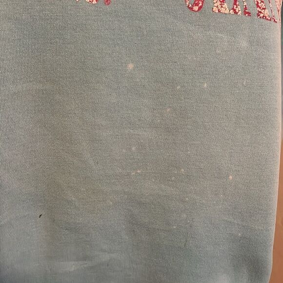 Vintage Guess Blue Distressed Pullover Sweatshirt - Picture 7 of 10